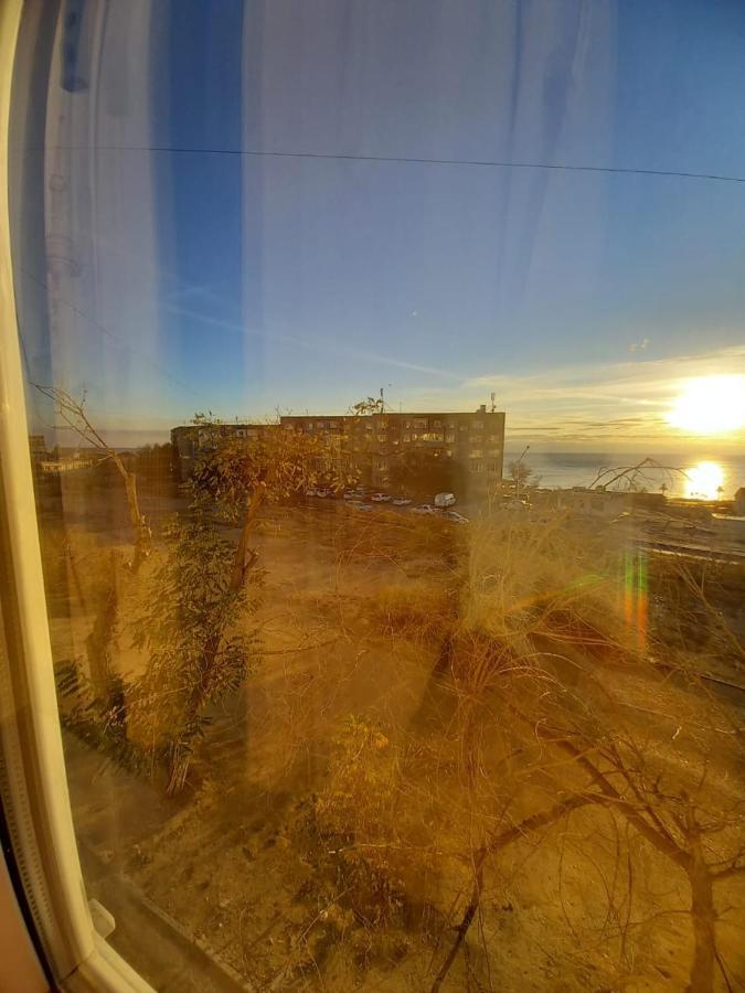 Flat with the sea view Apartment Aktau  Bagian luar foto