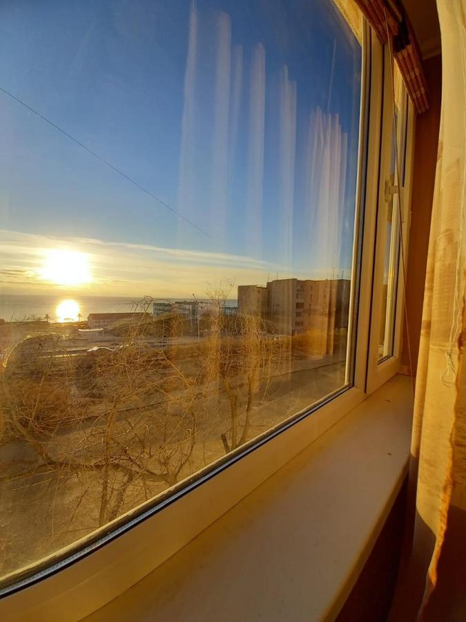 Flat with the sea view Apartment Aktau  Bagian luar foto